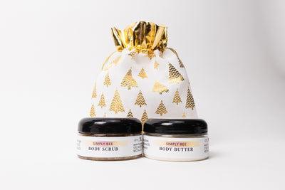 8oz Body Butter & Body Scrub Holiday Gift Set