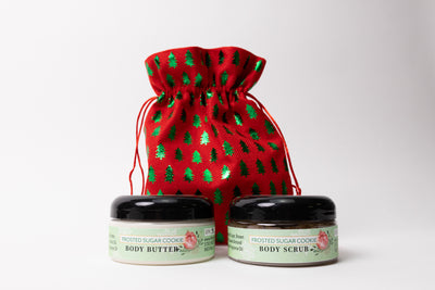 8oz Body Butter & Body Scrub Holiday Gift Set