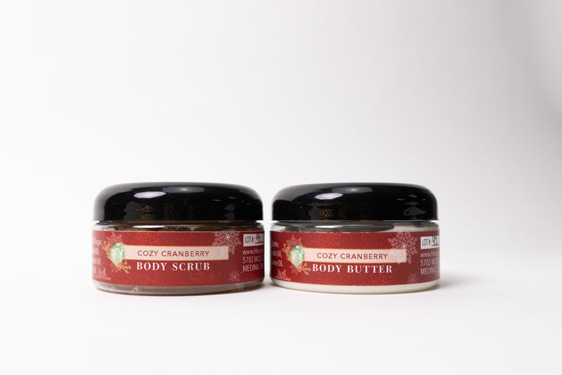 8oz Body Butter & Body Scrub Holiday Gift Set