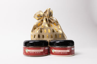 8oz Body Butter & Body Scrub Holiday Gift Set