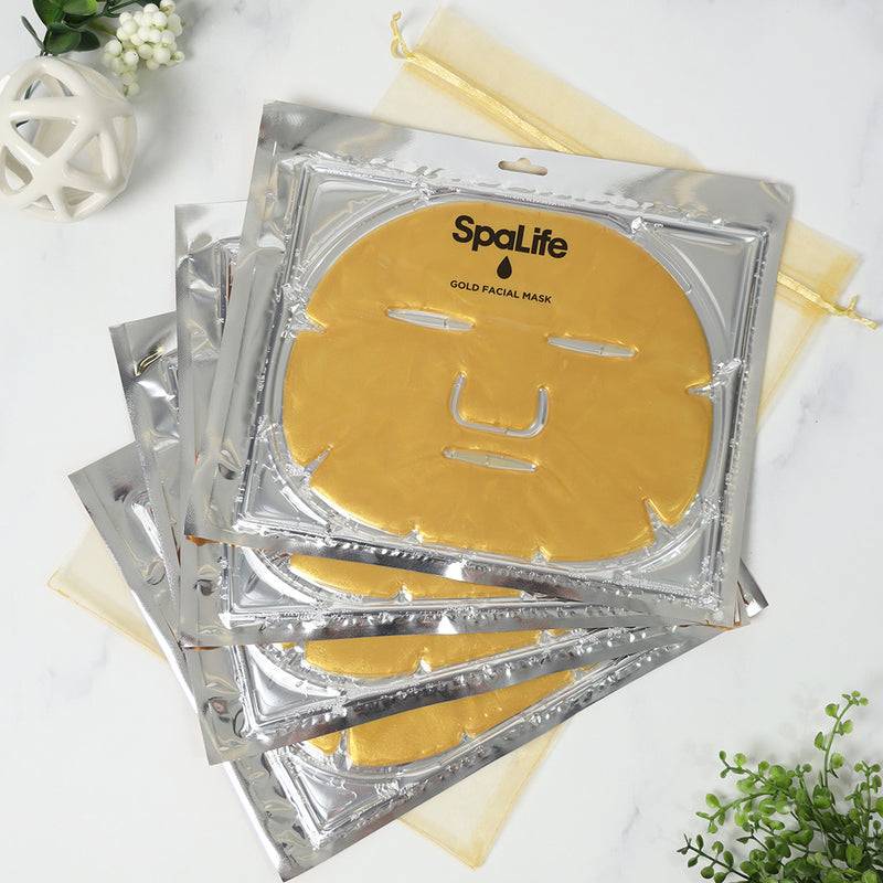 24k Gold Hydrogel Masks - 4 Piece Set