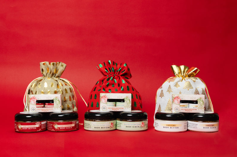 8oz Body Butter & Body Scrub Holiday Gift Set