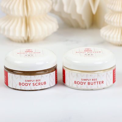 8oz Body Butter & Body Scrub Holiday Gift Set