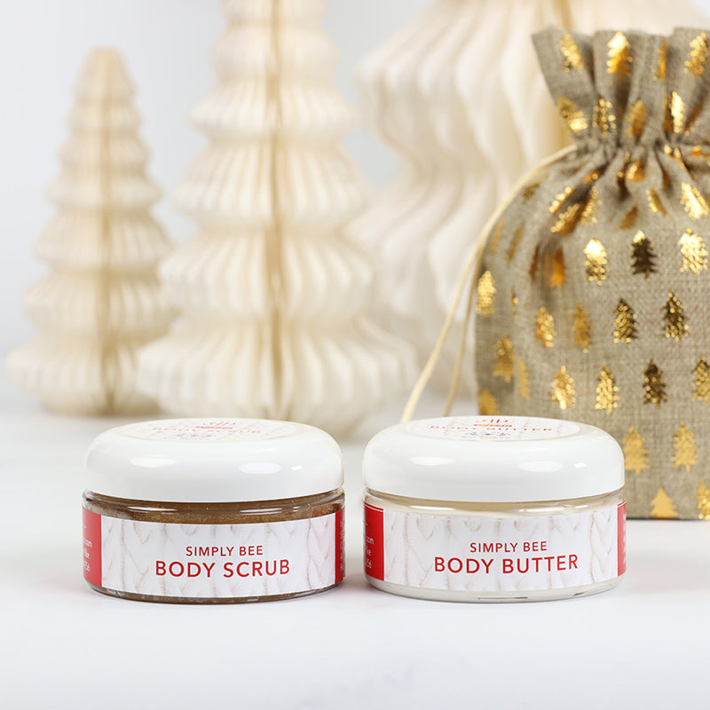 8oz Body Butter & Body Scrub Holiday Gift Set