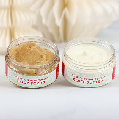8oz Body Butter & Body Scrub Holiday Gift Set