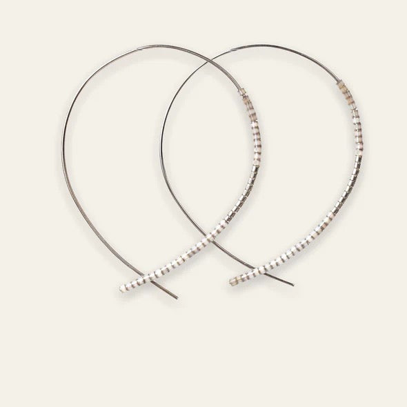 Norah Earrings Silver Collection