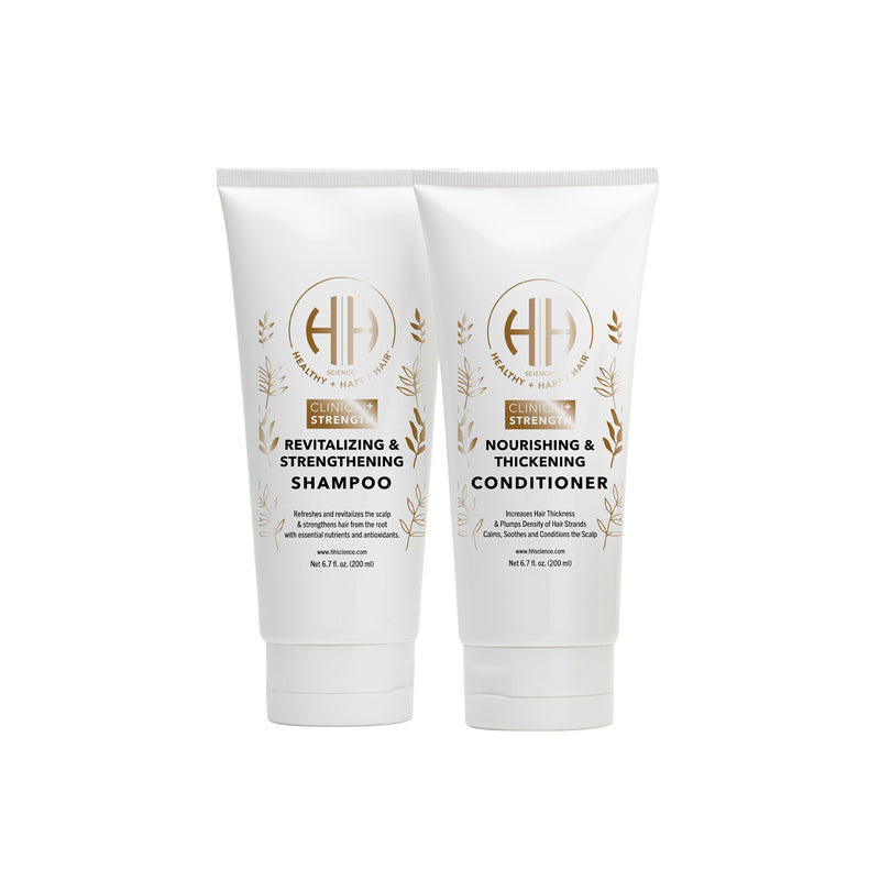 Revitalizing and Strengthening Shampoo + Nourishing and Thickening Conditioner Duo