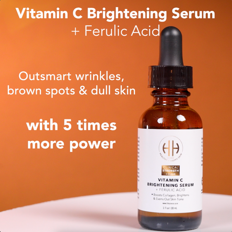Vitamin C-Brightening Serum + Ferulic Acid - Full Size – HH Vitamin C-Brightening Serum + Ferulic Acid - Full Size – HH